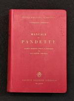 Manuale di Pandette - Ferrini - Soc. Ed. Libraria - 1953 - Picc. Bibl. Scient