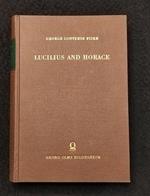 Lucilius and Horace - G. C. Fiske - Hildesheim - 1966