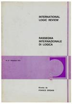 International Logic Review - Rassegna Internazionale Di Logica. N. 14 - Dicembre 1976