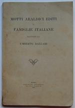 Motti Araldici Editi Di Famiglie Italiane