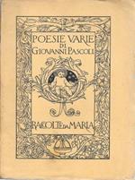 Poesie varie raccolte da Maria