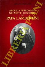 Arguzia petroniana nei motti di spirito di Papa Lambertini