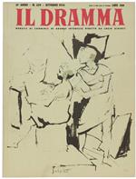 Il Dramma N. 229, Ottobre 1955. Copertina Originale Di François Salvat 