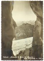 Dolomiti. Attraverso Le Grotte Del Ghiacciaio Della Marmolada M. 3342 (Cartolina)