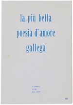 La Più Bella Poesia D'Amore Gallega. I Libretti Di Mal'Aria 307