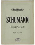 Sonate Opus 11. Fis Moll Für Klavier Zu 2 Händen. Neu Revidiert Von Adolf Ruthardt