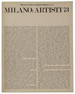 Milano: Artisti '73. Bolaffiarte - Pubblinchiesta N.12 - Bolaffi - 1973