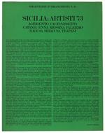 Sicilia: Artisti '73. Bolaffiarte - Pubblinchiesta N.16 - Bolaffi - 1973