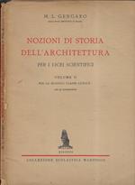 Nozioni di storia dell'architettura per i licei scientifici Vol. II