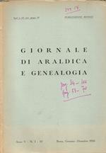 Giornale di Araldica e Genealogia. Anno V, N. 1-12