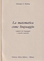 La matematica come linguaggio