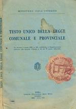 Testo unico della legge comunale e provinciale