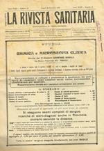 La rivista sanitaria. Continuazione di analizzando…N.12, 20 dicembre 1919