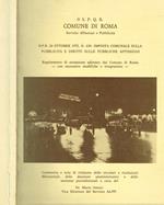 S.P.Q.R. Comune di Roma. D.P.R.26 ottobre 1972, n.639: imposta comunale sulla pubblicità e diritti sulle pubbliche affissioni