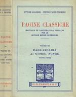 Pagine classiche. Manuale di letteratura italiana per le scuole medie superiori. Vol.III