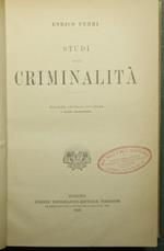 Studi sulla criminalità