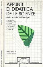 Appunti di didattica delle scienze