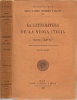 La letteratura della nuova Italia