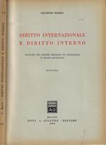 Diritto internazionale e diritto interno