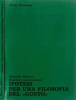 Ipotesi per una filosofia del Gusto