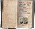 Breviarium romanum ex decreto sacrosancti concilii tridentini restitutum s. pii v. pontificis maximi jussu editum clementis viii & urbani viii auctoritate recognitum cum officiis sanctorum novissime per summos pontifices usque ad hanc diem cofices usque a