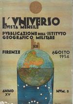 L' universo rivista mensile - agosto 1934