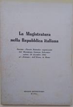 La Magistratura Nella Repubblica Italiana