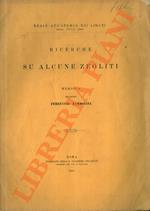 Ricerche su alcune zeoliti