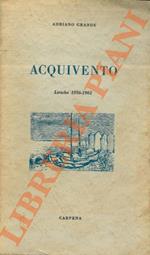 Acquivento. Liriche 1956-1962