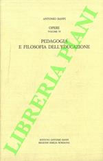 Pedagogia e filosofia dell'educazione