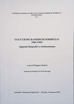 Uguccione Ranieri di Sorbello 1906-1969. Appunti biografici e testimonianze