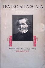 Teatro alla Scala. Programma ufficiale. Stagione Lirica 1935-1936