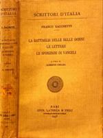 La battaglia delle belle donne. Le lettere. Le sposizioni dei vangeli