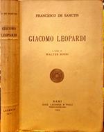 La letteratura italiana nel secolo XIX. Giacomo Leopardi. Volume terzo