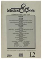 LETTERATURA & SOCIETA'. Anno IV n.3- settembre-dicembre 2002