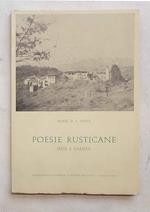 Poesie rusticane feste e varietà