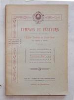 Temples et pasteurs de l'eglise Vaudoise de Saint-Jean de 1555 à 1905. Notes historiques