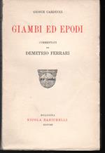 Giambi ed epodi Commentati da Demetrio Ferrari