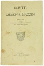 Scritti Di Giuseppe Mazzini Scelti A Cura Della R.Commissione Per L'Edizione Nazionale