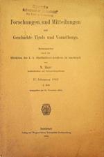 Forschungen und Mitteilungen zur Geschichte Tirols und Vorarlbergs: II. Jahrgang 1905: 4. Heft