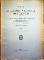 Atti della Accademia Nazionale dei Lincei: Anno CCCLXVIII; Notizie degli scavi di antichità: comunicate alla Accademia dal ministero per i beni culturali e ambientali