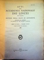 Atti della Accademia Nazionale dei Lincei: Anno CCCLXXVII; Notizie degli scavi di antichità: comunicate alla Accademia dal ministero per i beni culturali e ambientali