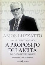 A proposito di laicità: dal punto di vista ebraico