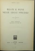 Reati e pene nelle leggi speciali