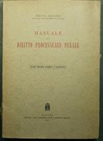 Manuale di diritto processuale penale