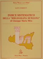 Indice sistematico della Bibliografia Siciliana di Giuseppe Maria Mira