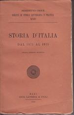 Storia d'Italia Dal 1871 al 1915 Ottava edizione riveduta