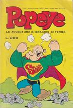 Poeye N.24 Le Avventure Di Braccio Di Ferro Comico