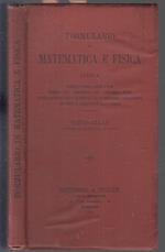 Formulario Di Matematica A Fisica Parte I