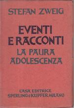 Eventi E Racconti La Paura Adolescenza